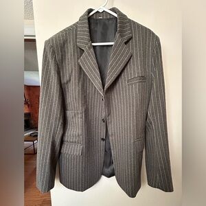 Men’s 42 Regular vintage inspired pin striped suit jacket